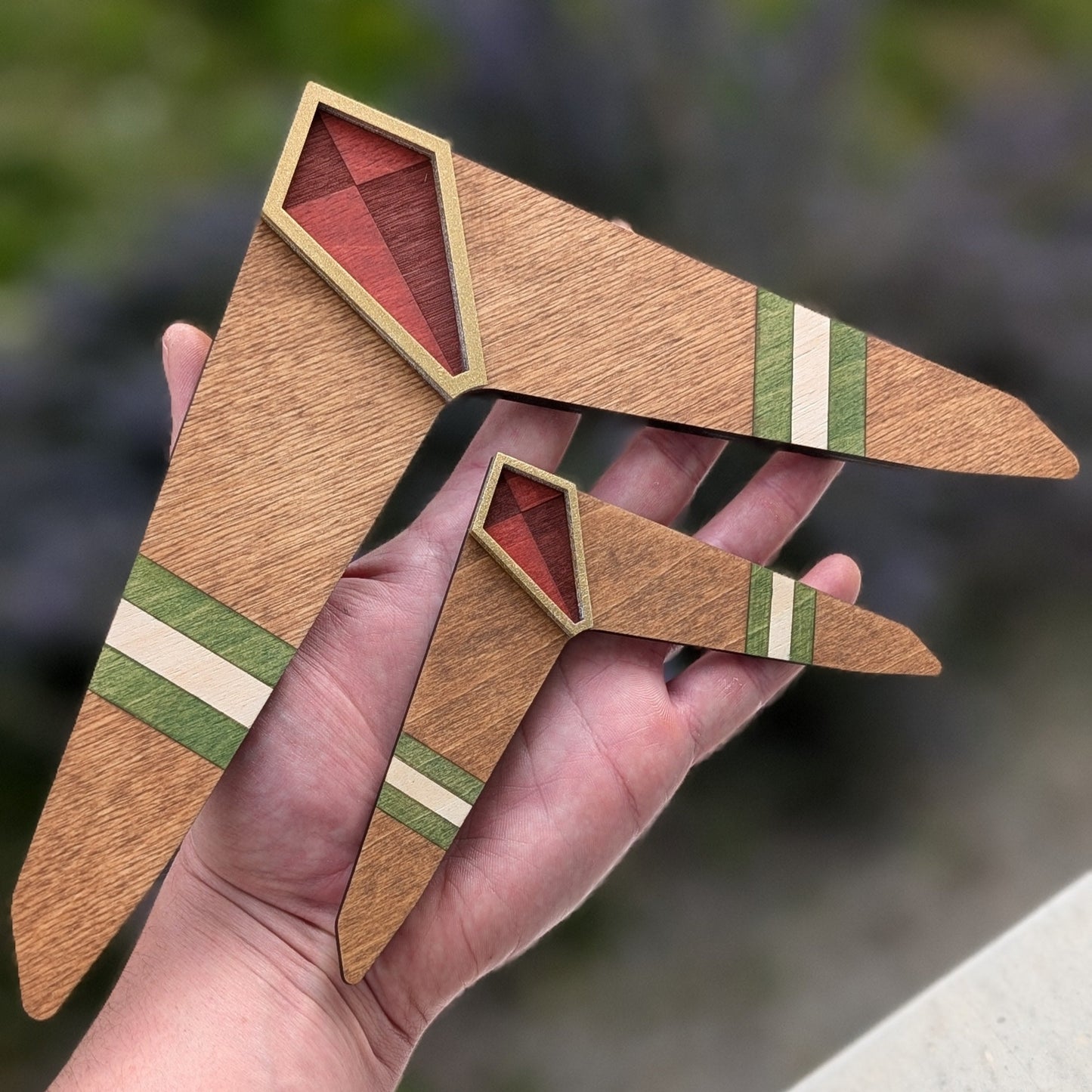 Boomerang en bois inspiré de Zelda Ocarina Of Time