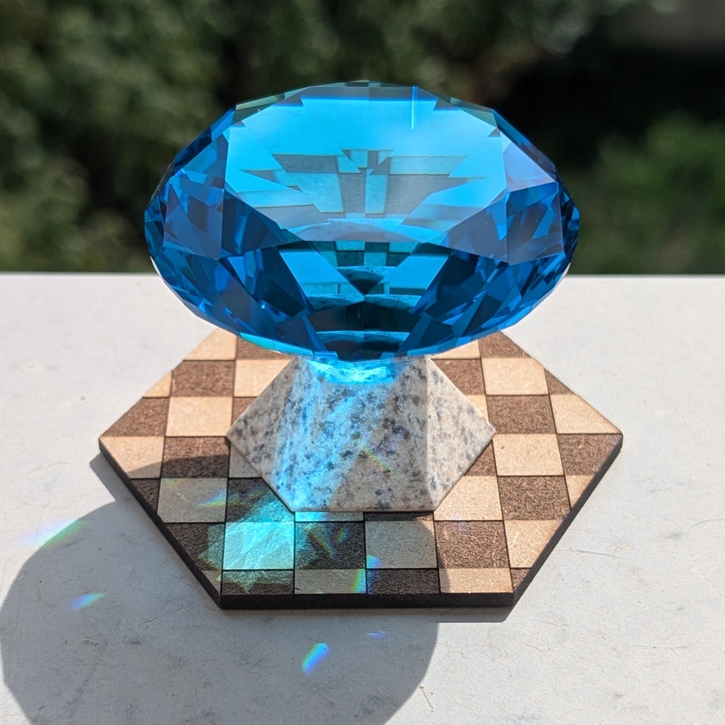 Émeraudes du Chaos turquoise à la lumière naturelle