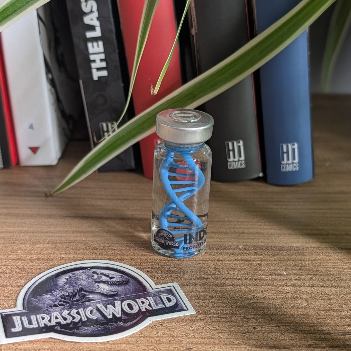 Fiole d'ADN d'Indoraptor Jurassic Park en 20mL.