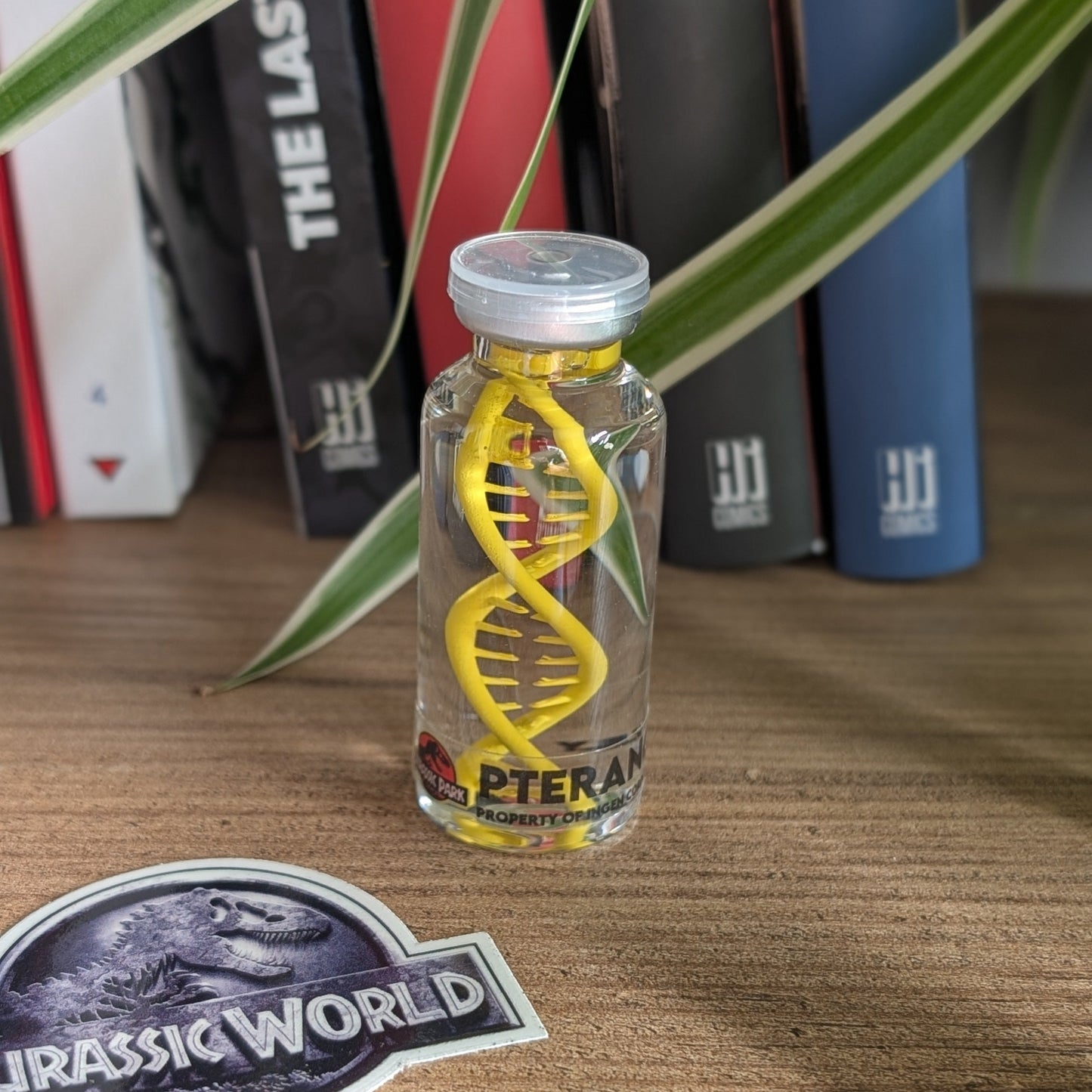 Fiole d'ADN de Pteranodon Jurassic Park en 30mL.