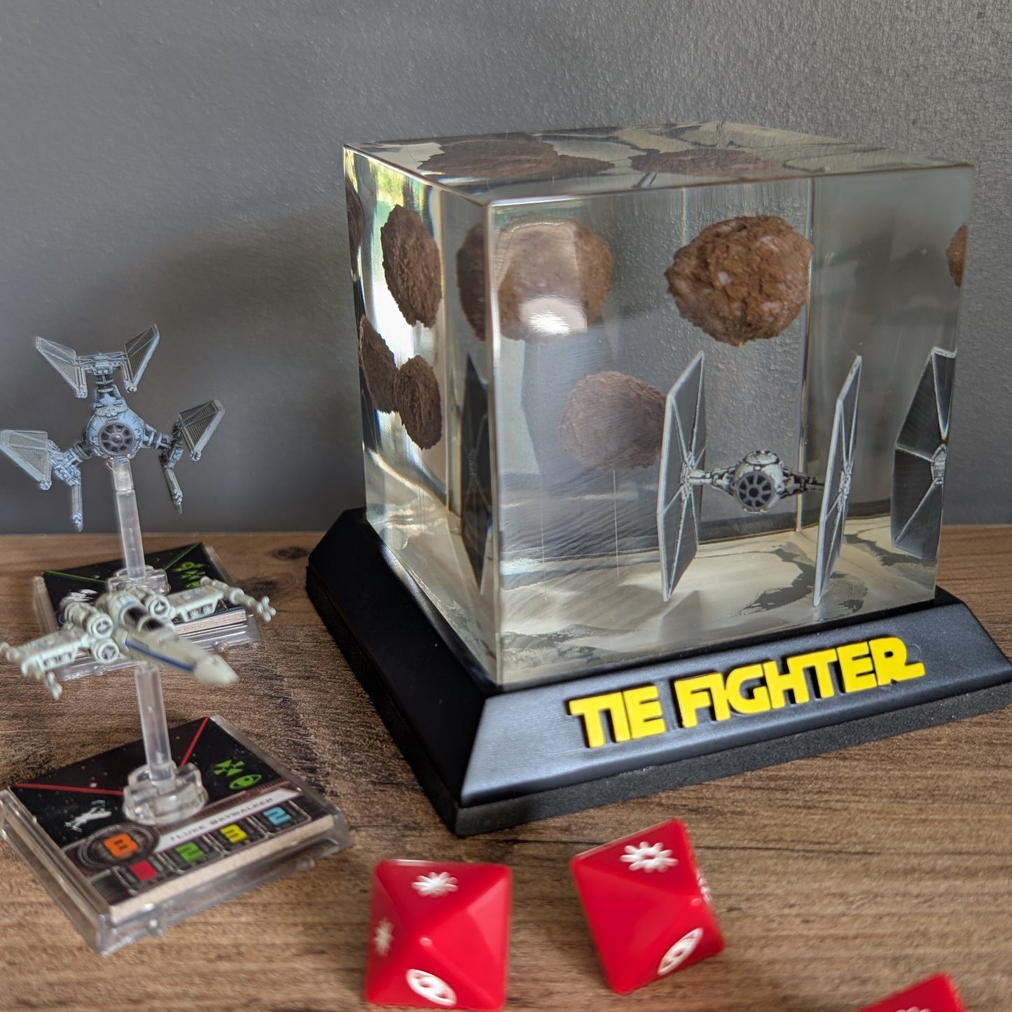 Vue de face Tie Fighter