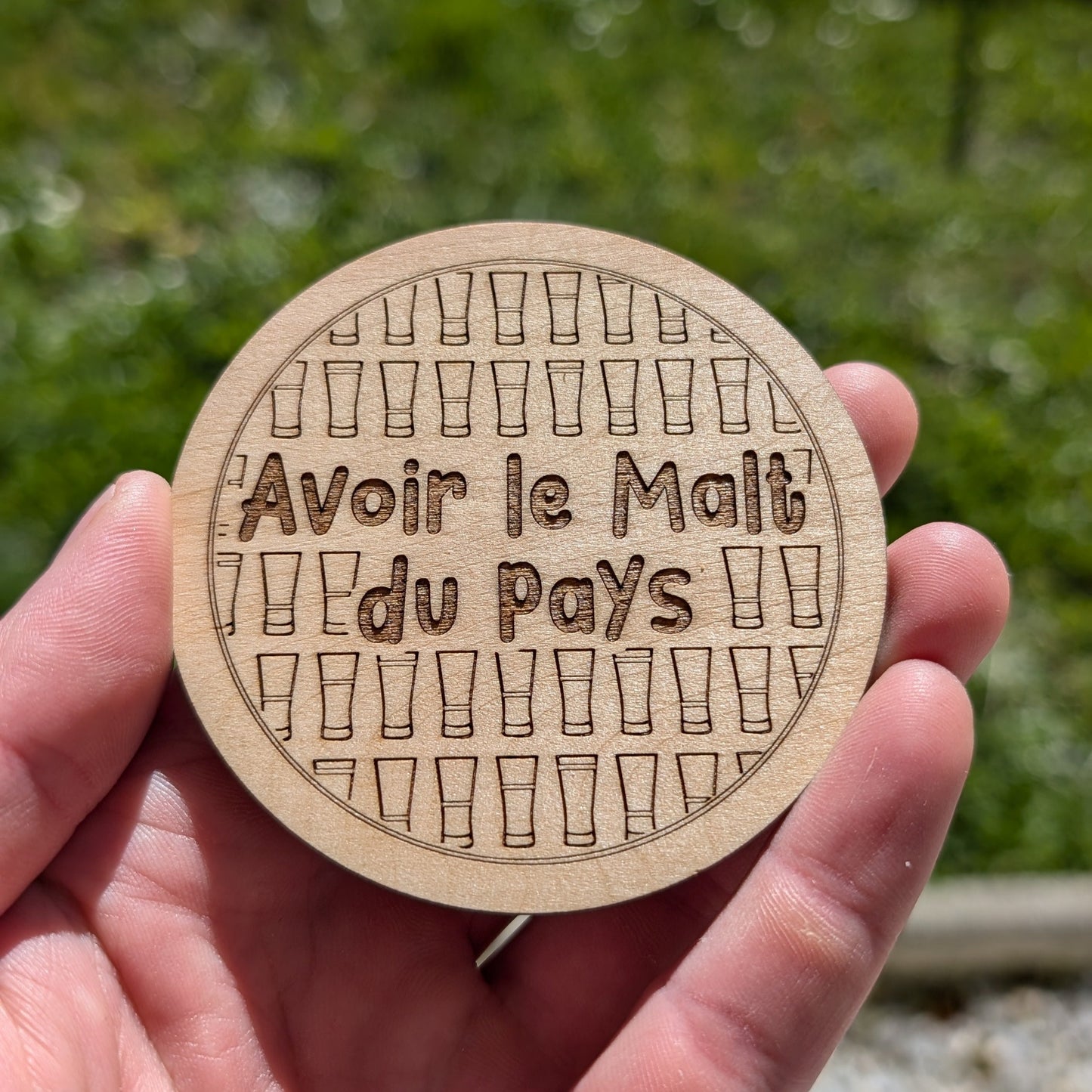 Détails des gravure du sous bock