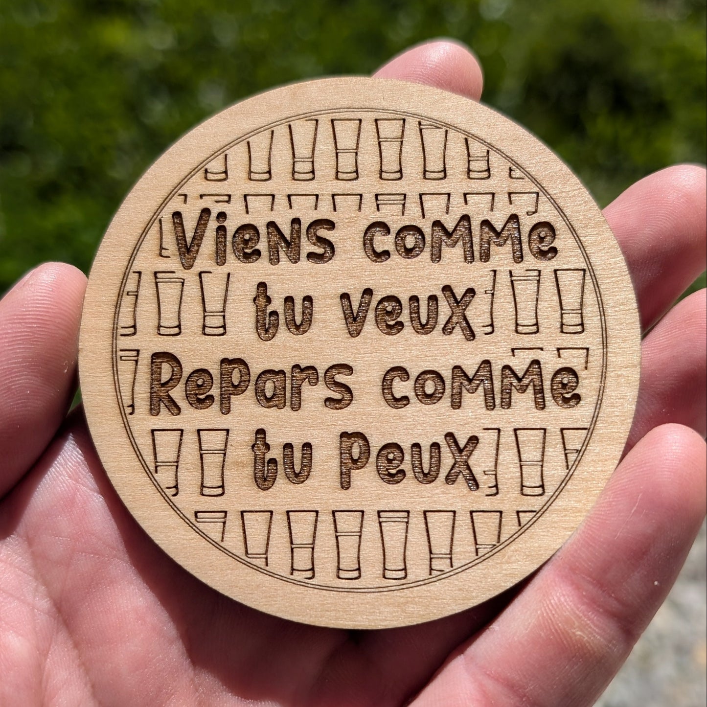 Sous bock drôle apéritif