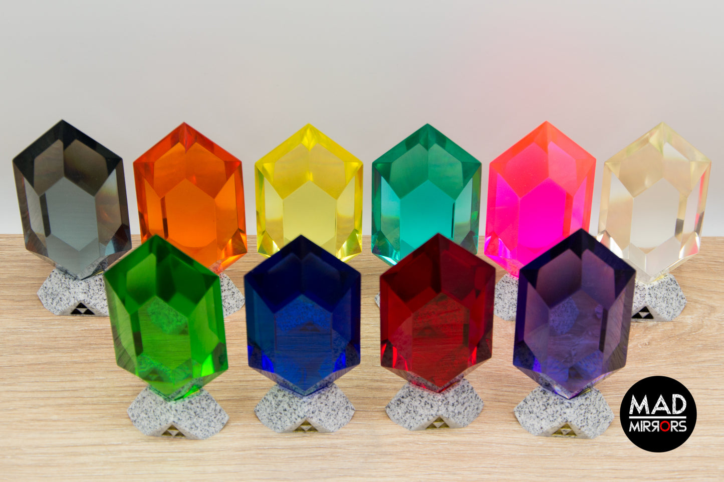 Rubis inspirés par l'univers Zelda - 10 coloris disponibles!
