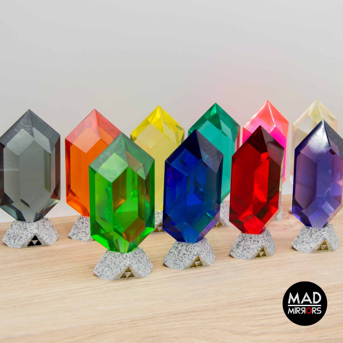 Rubis inspirés par l'univers Zelda - 10 coloris disponibles!
