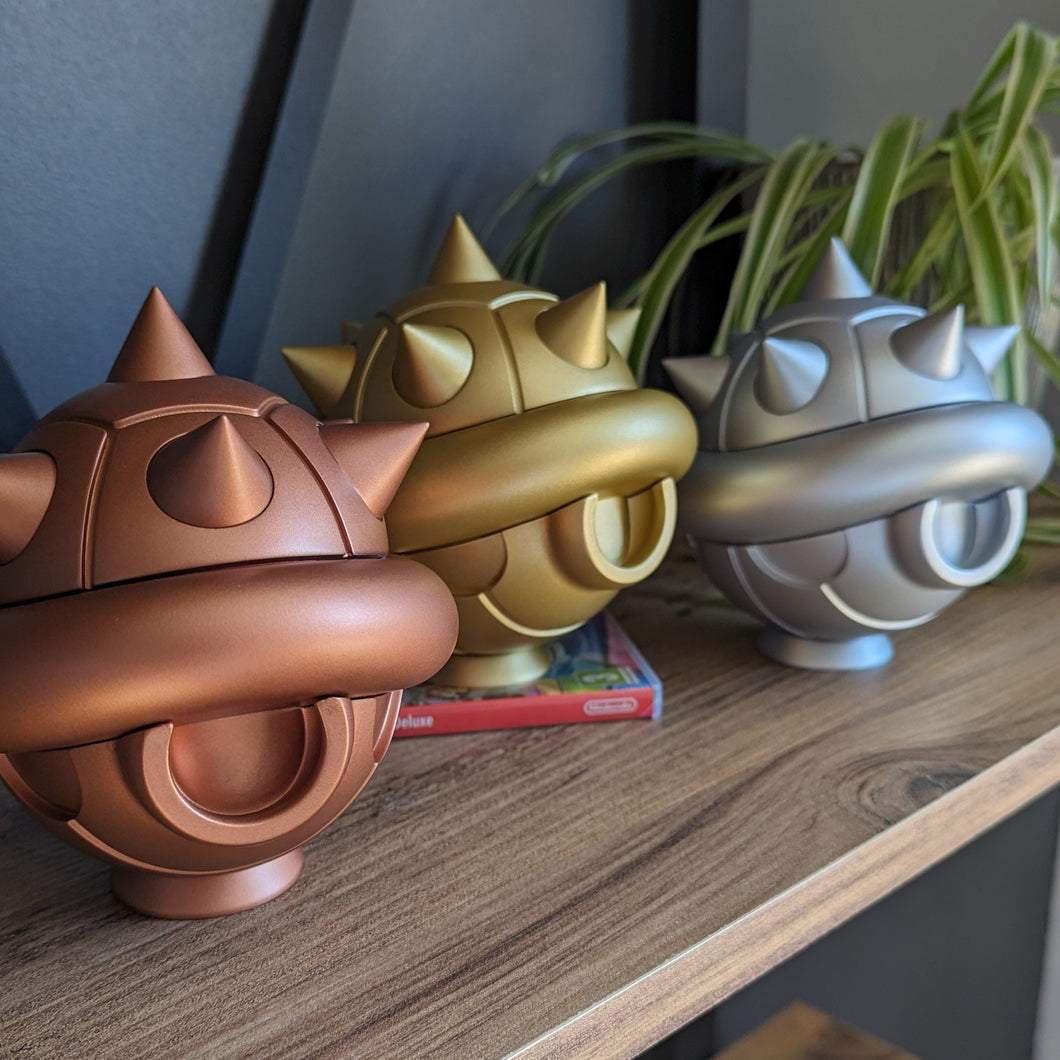 Trophées Mario Kart - Set de 3 - Livrée dorée, argentée et bronze / vernis satiné 🏆