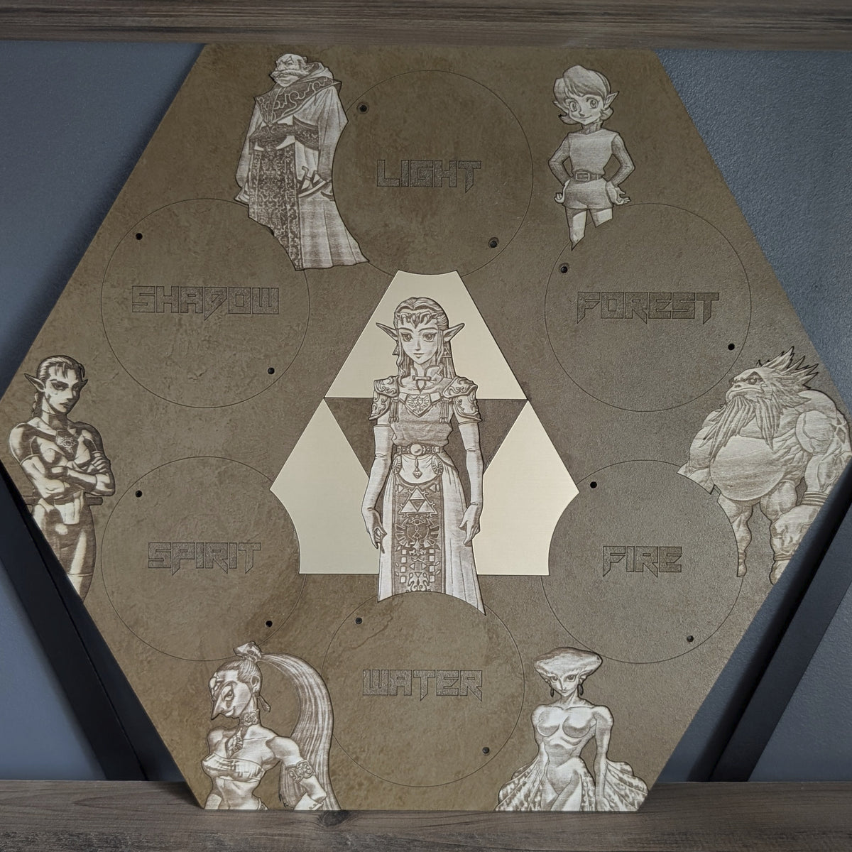 Présentoir Médaillons des Sages Ocarina of Time