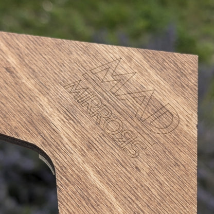 Gros plan sur le logo à l'arrière du boomerang Zelda