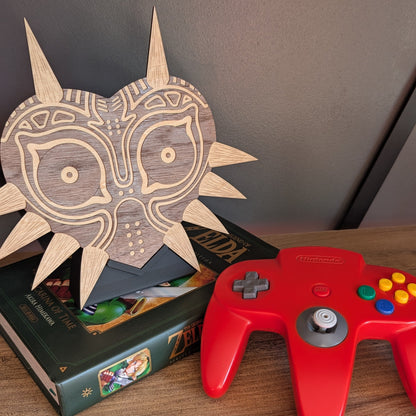 Suggestion de présentation du Majora's Mask avec une manette de Nintendo 64