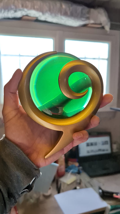 Émeraude Kokiri échelle 1:1 - Inspirée de Zelda: Ocarina of Time