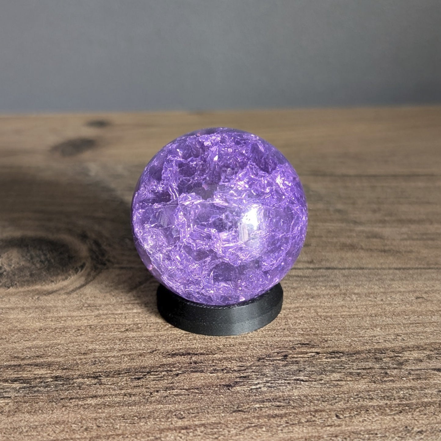 bille en verre craquelé façon matéria Final Fantasy violette